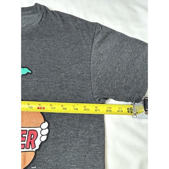 The Simpson's Krusty The Clown "Krusty Burger" T Shirt Grey Large SKU LRC2-0 - Picture 3 of 7
